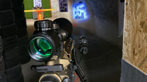 Szituációs gyakorlás profi airsoft fegyverekkel Cegléden 10